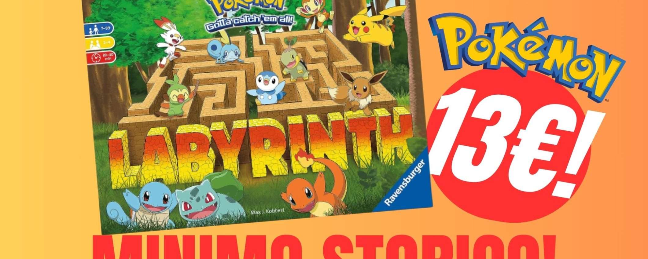 Il gioco da tavolo dei Pokémon raggiunge il MINIMO STORICO (solo 13€)