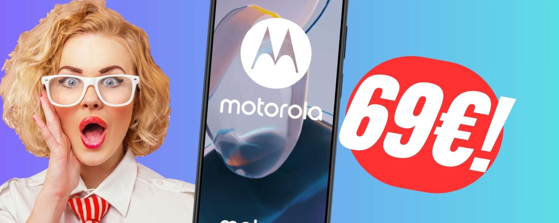 Lo Smartphone Motorola perfetto per i tuoi Genitori crolla a 69€!