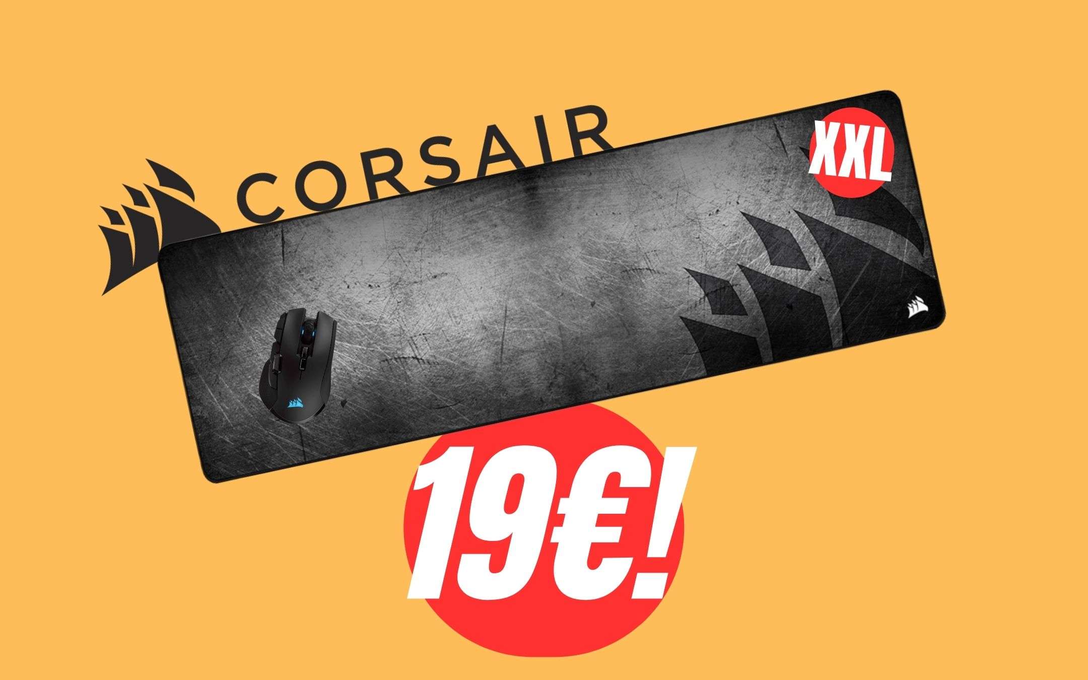 Completa la tua Postazione da Gaming con questo Tappetino per Mouse XXL di  Corsair (-28%)