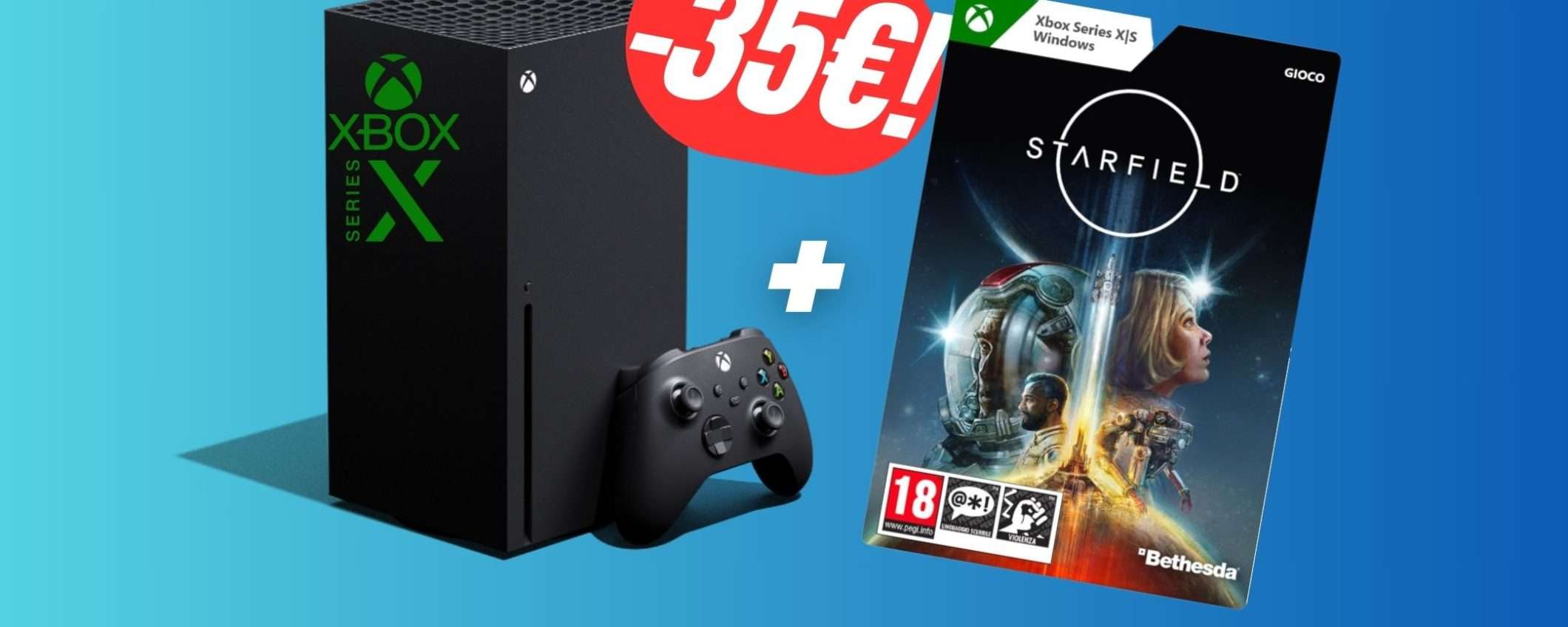 Xbox Series X + Starfield: il bundle perfetto crolla di prezzo su Amazon!