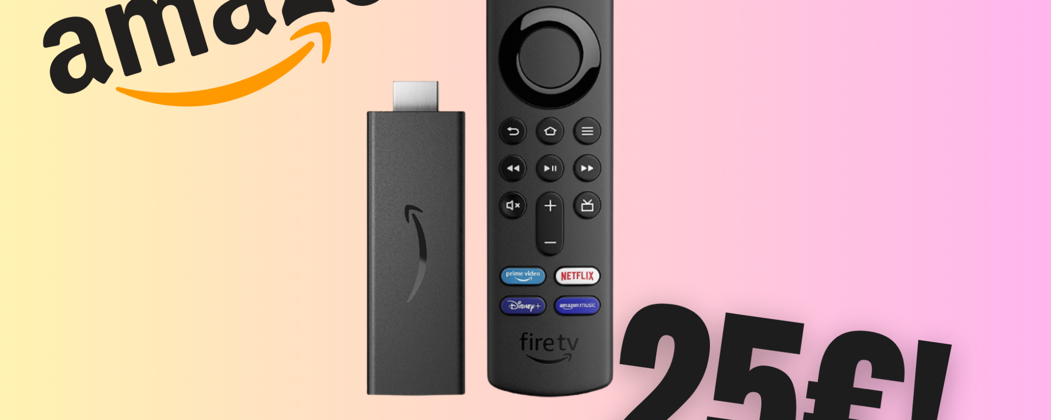 Amazon Fire Stick con Alexa sfiora il MINIMO STORICO!