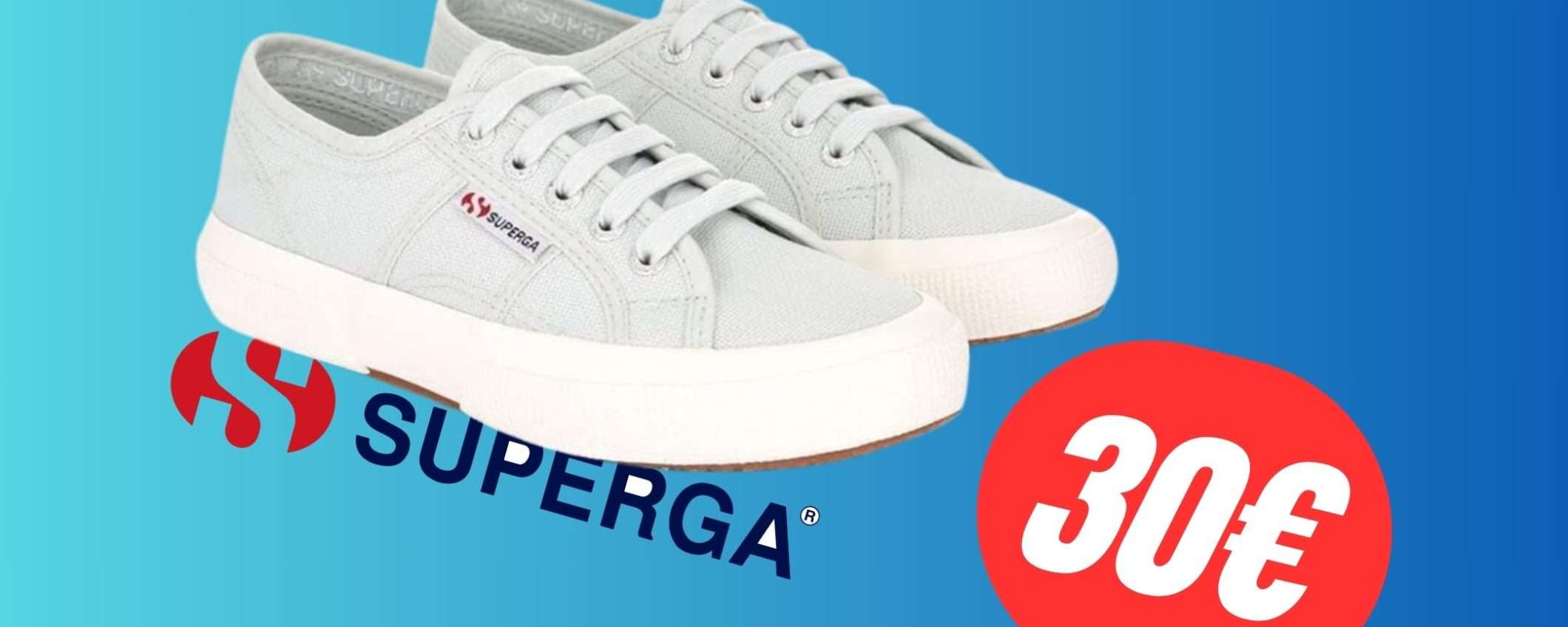 Scarpe Superga a soli 30€ su eBay (tantissimi Colori e Taglie disponibili)