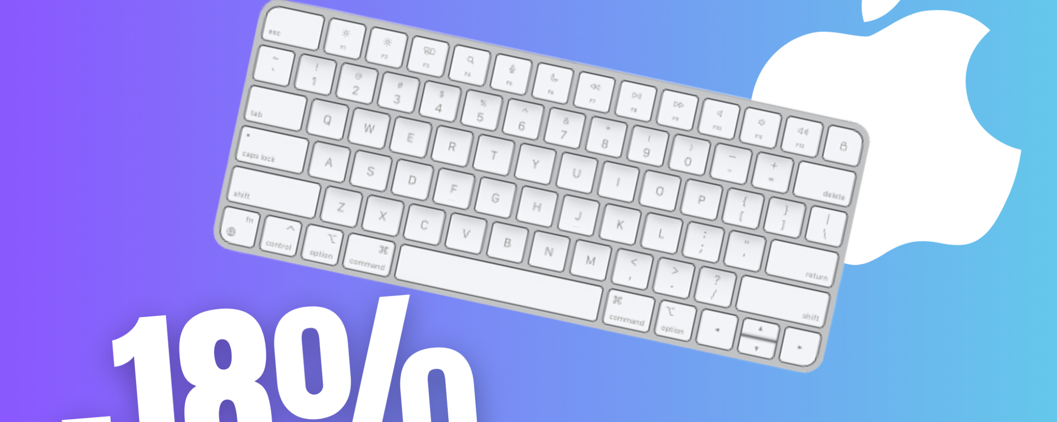 Apple Magic Keyboard è in sconto su Amazon: MINIMO STORICO