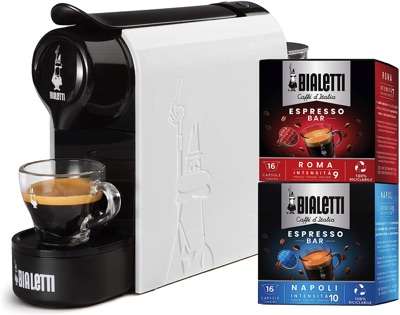 100 Capsule Caffe Borbone Miscela Blu Compatibili con Bialetti (Gioia e  Super)