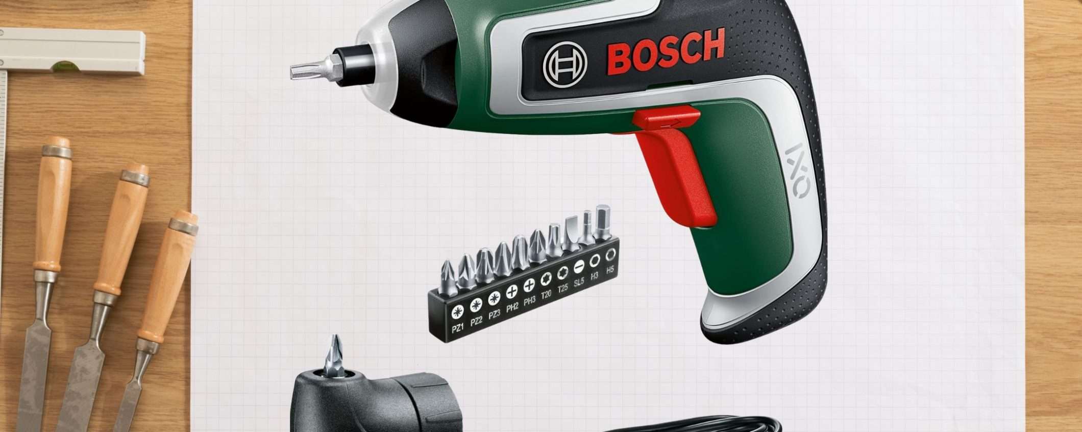 Bosch super WOW: 36€ per l'avvitatore a batteria potente e compatto (Amazon)