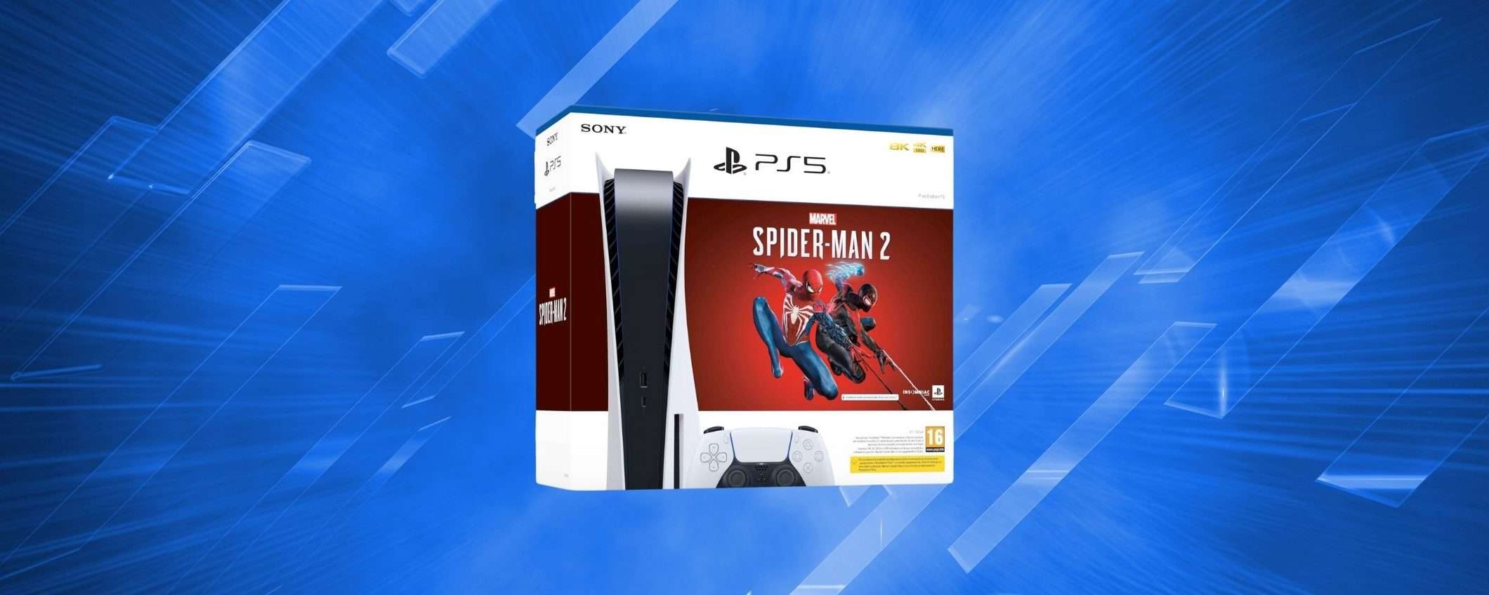 Il nuovo bundle PS5 con Spider-Man 2 è disponibile su Amazon