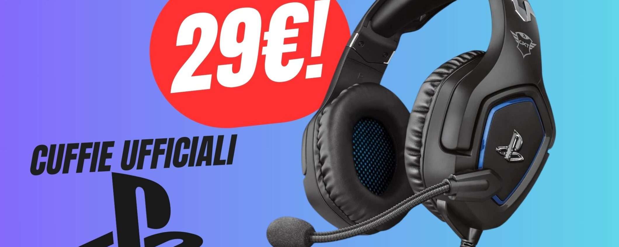 Le Cuffie Ufficiali di PlayStation CROLLANO a meno di 30€!