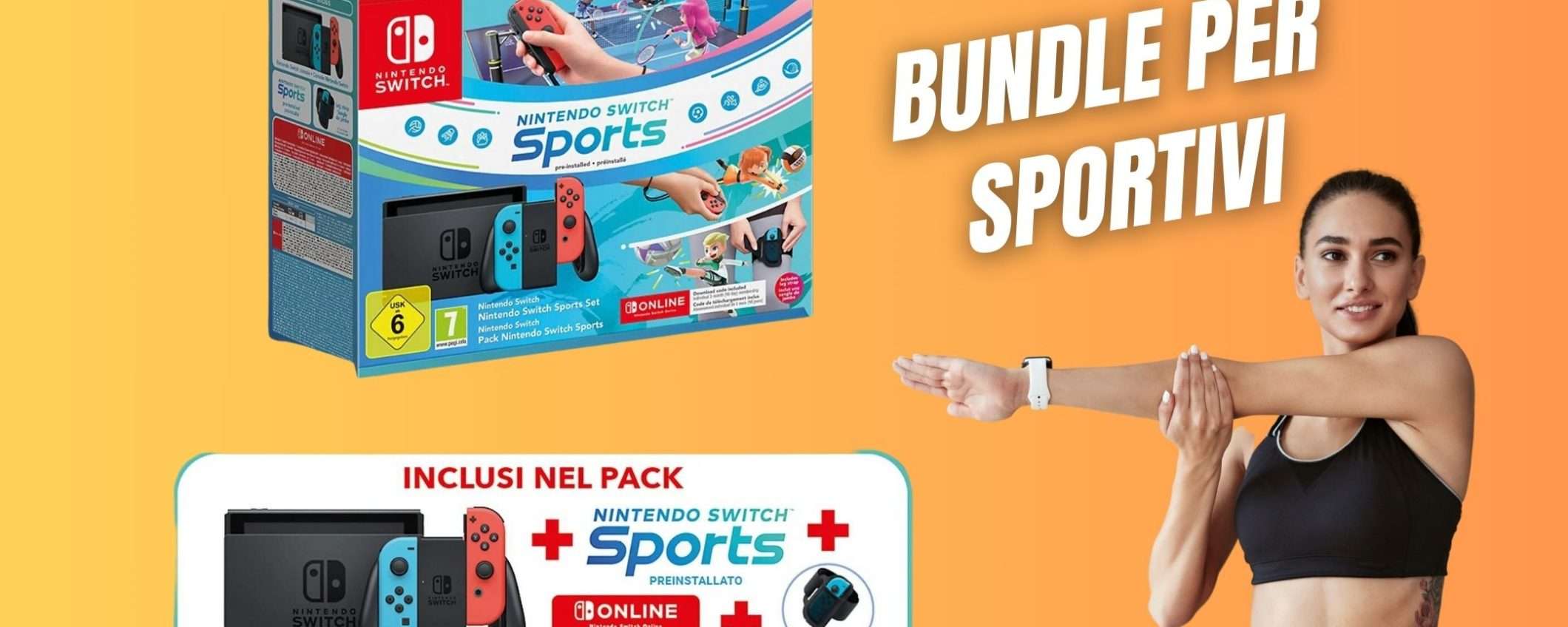 Il bundle Nintendo Switch per gli Sportivi è ora SCONTATISSIMO!