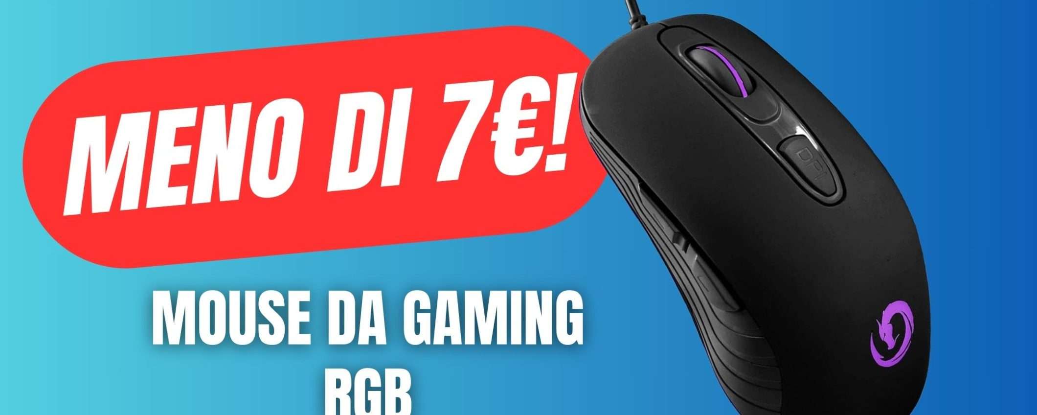 Mouse da Gaming a meno di 7€? Sì grazie al COUPON Amazon!