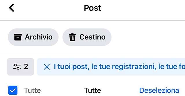 Come eliminare tutti i tuoi post di Facebook da smartphone