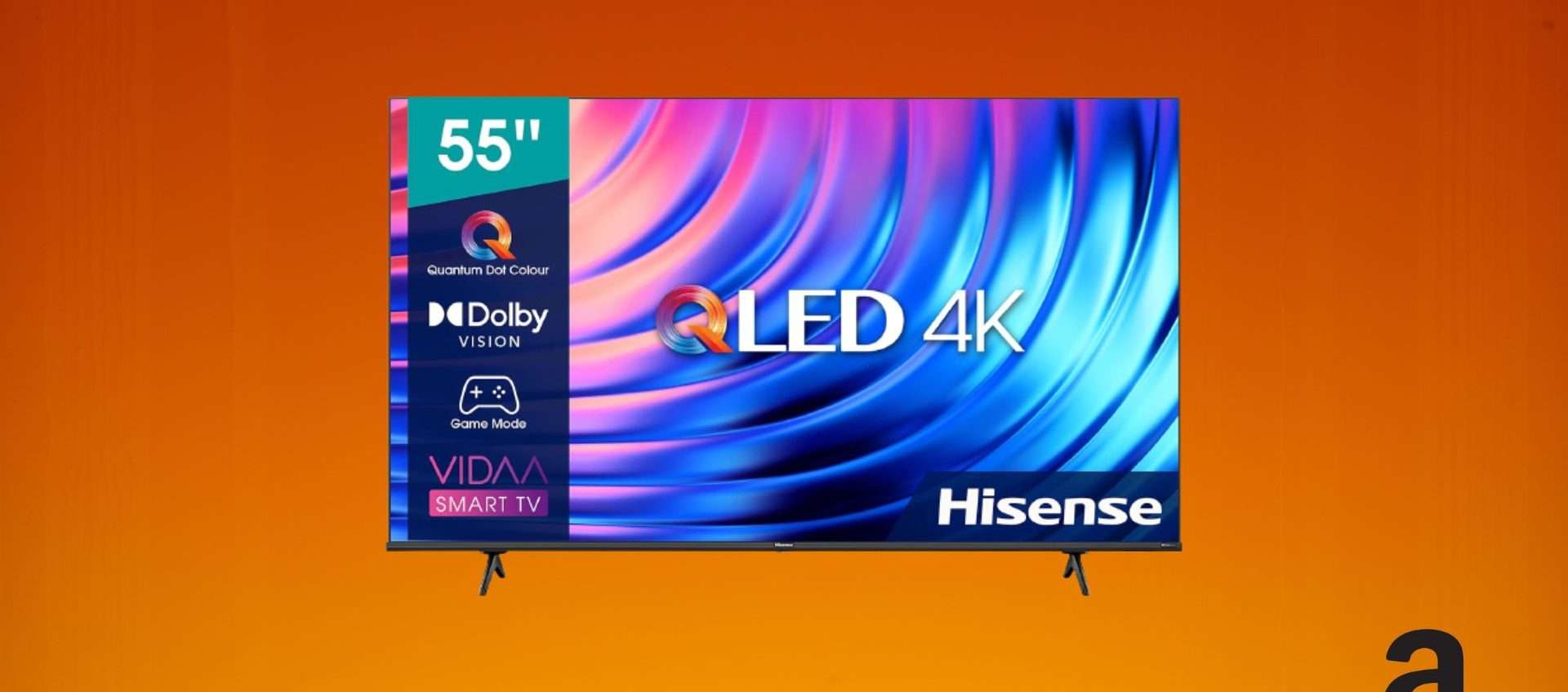 Hisense, sconto da favola sulla Smart TV 4K da 55