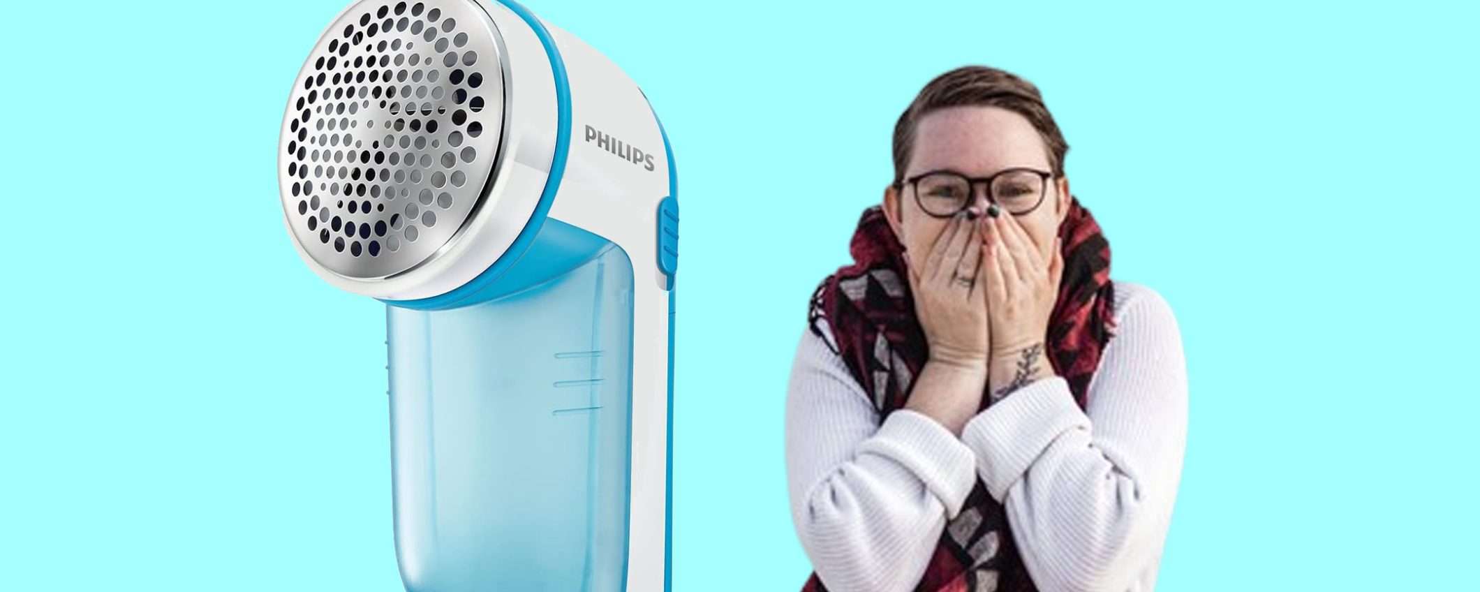 Levapelucchi elettrico di Philips in sconto BOMBA del 50%