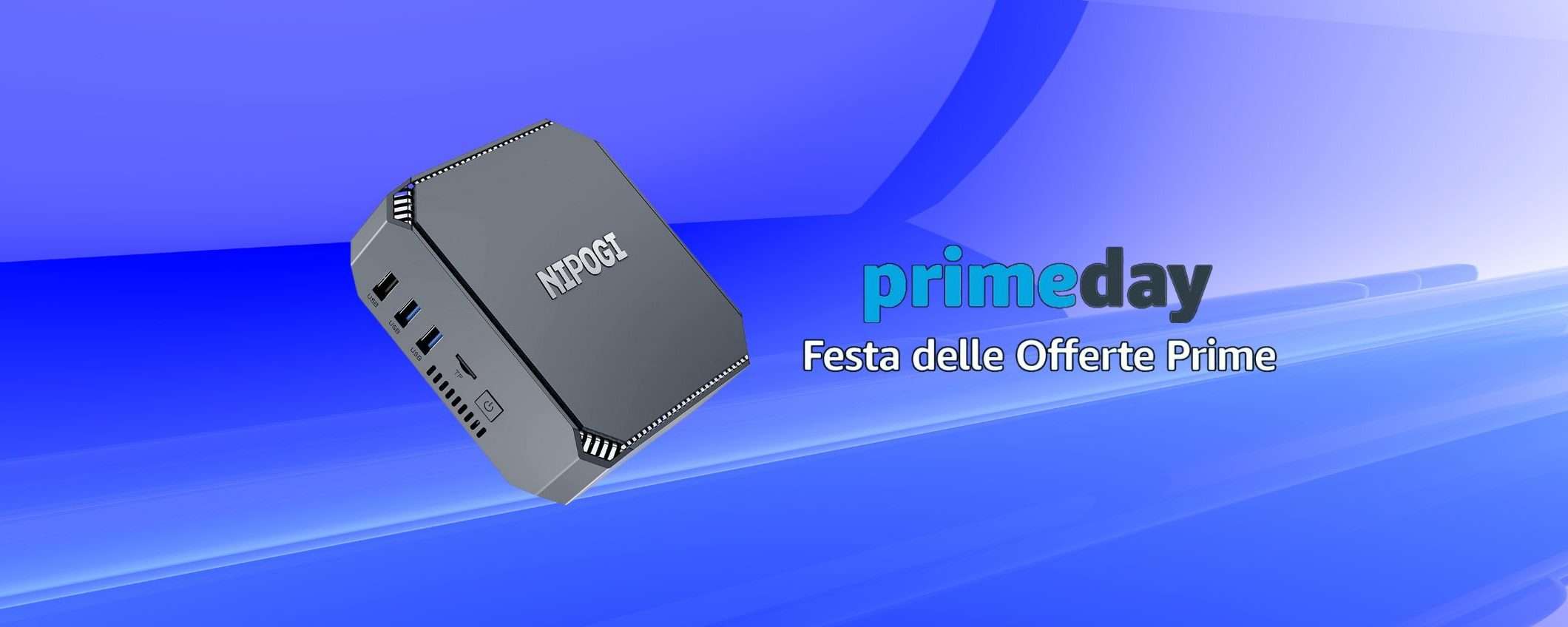 Mini PC con 16GB RAM e SSD 1TB in MEGA DOPPIO SCONTO Prime (-60%)