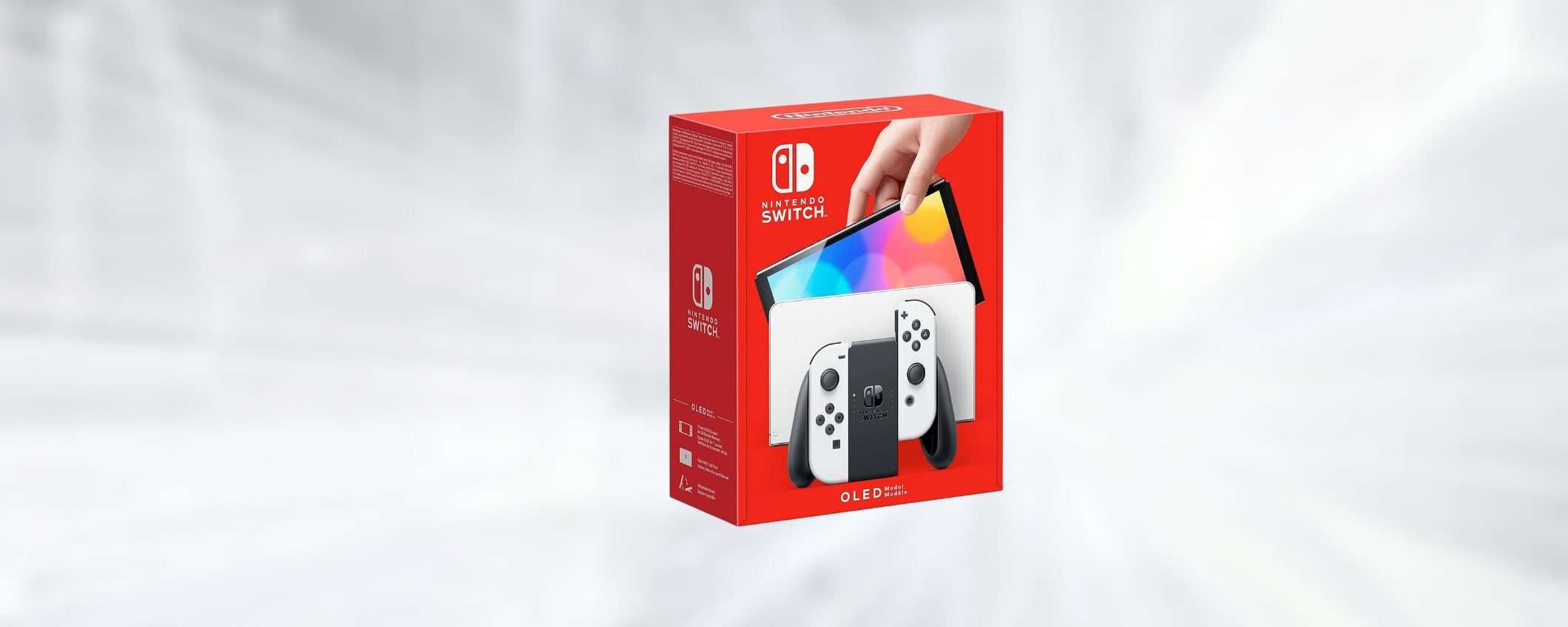 Nintendo Switch OLED: su eBay la colorazione bianca arriva a 273€ (CODICE SCONTO)