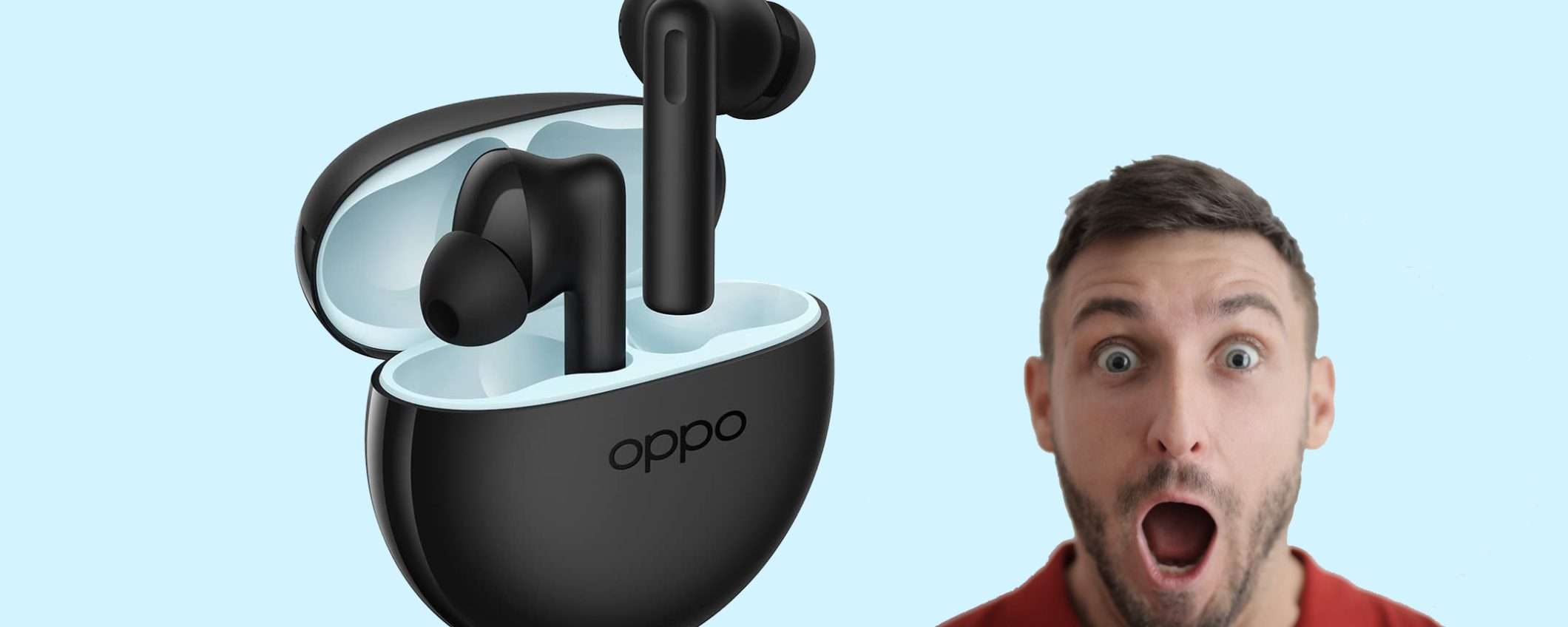 OPPO Enco Buds2 a METÀ PREZZO: occasione da non perdere