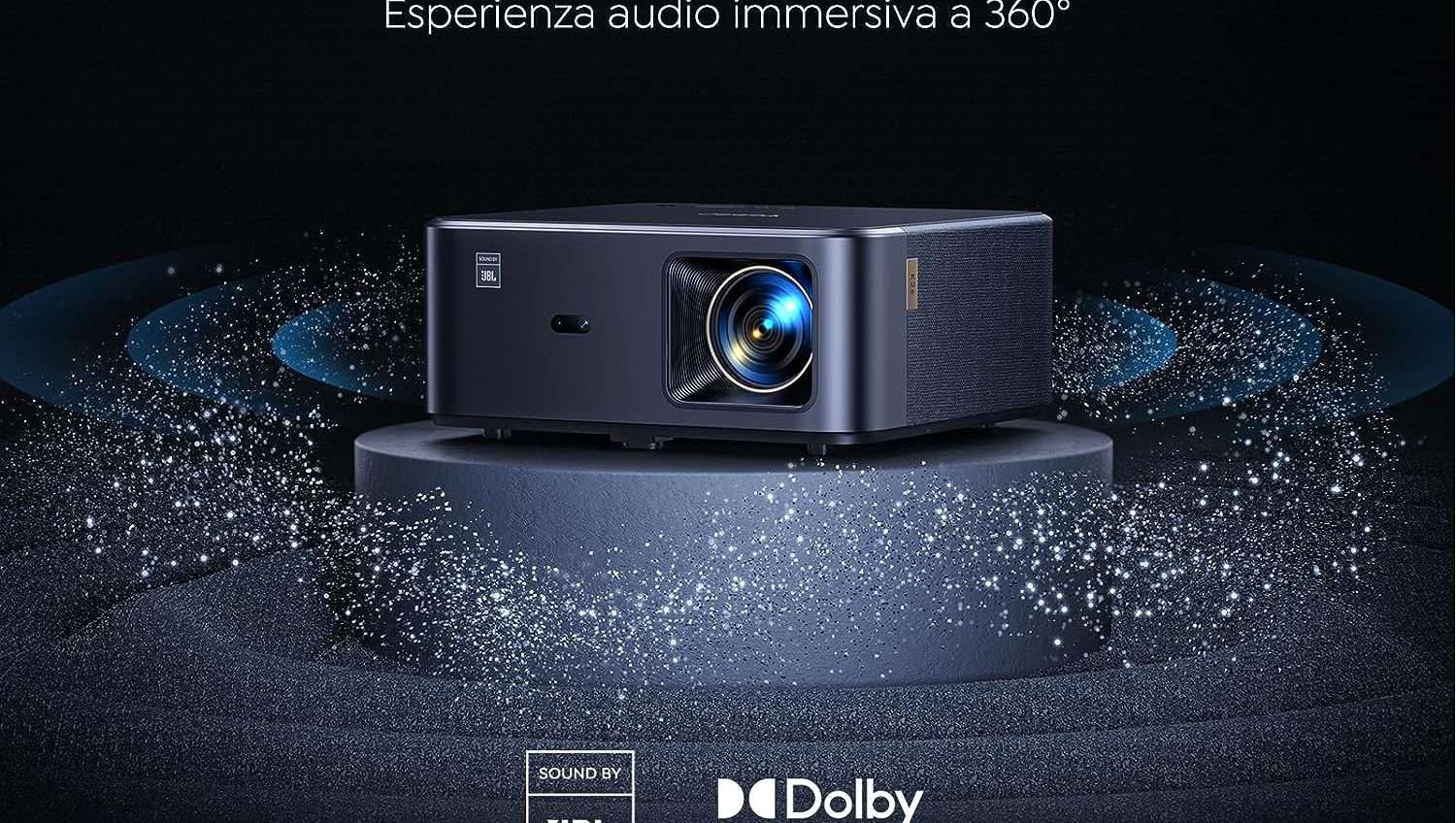 Proiettore con Dolby Atmos, Full HD e Netflix in offertissima su Amazon