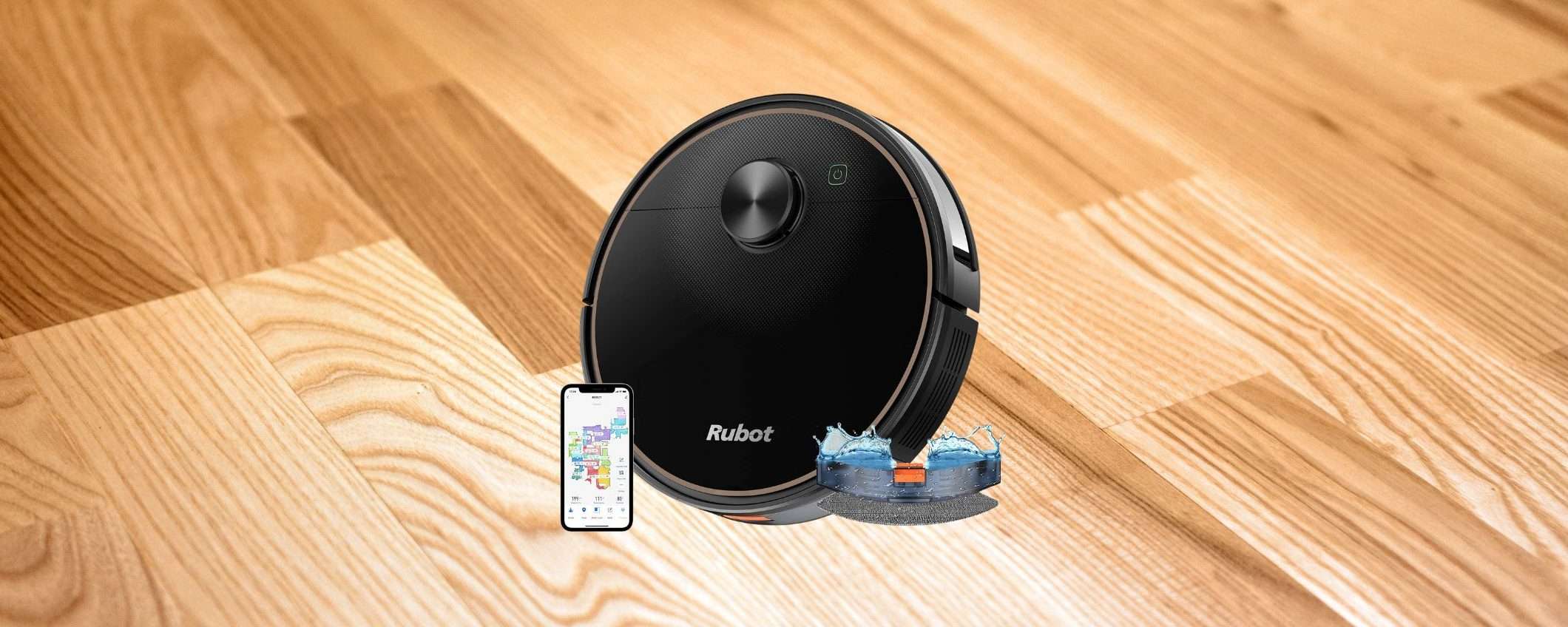 Robot Aspirapolvere lavapavimenti 2-in-1: DOPPIO SCONTO Amazon (-130€)