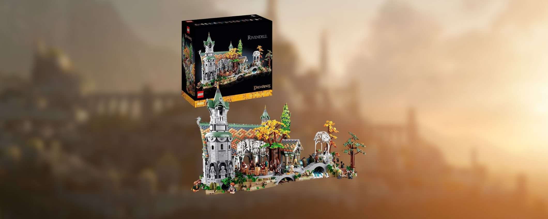 Il bellissimo set LEGO Gran Burrone in offerta al MINIMO STORICO su Amazon