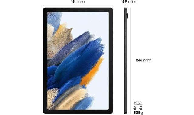 Samsung Galaxy Tab A8 misure tablet