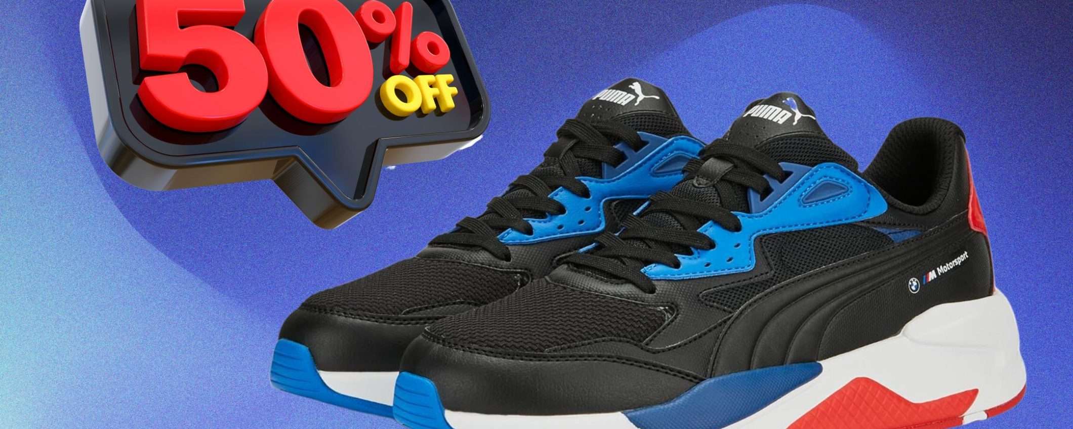 Scarpe Puma BMW a metà prezzo su Amazon: SPETTACOLARI (47€)