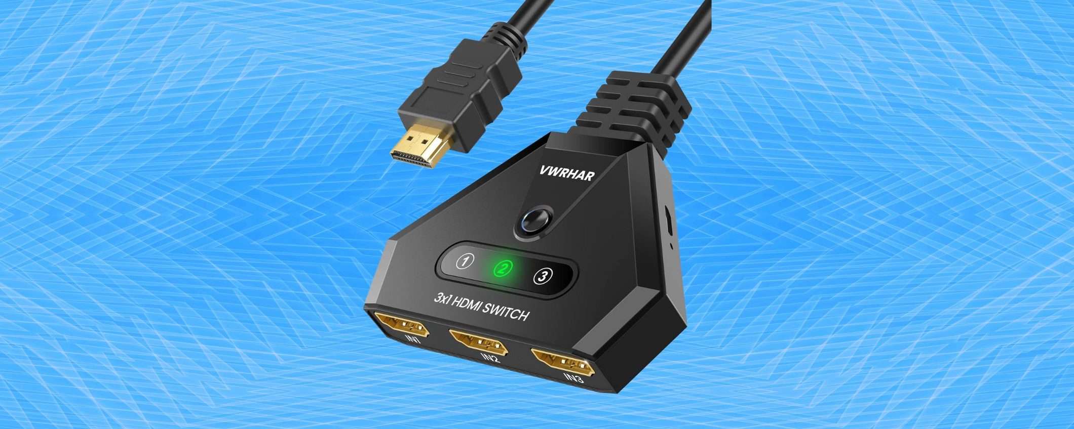 Sdoppiatore HDMI 4K a PREZZO AFFARE su Amazon (-41%)