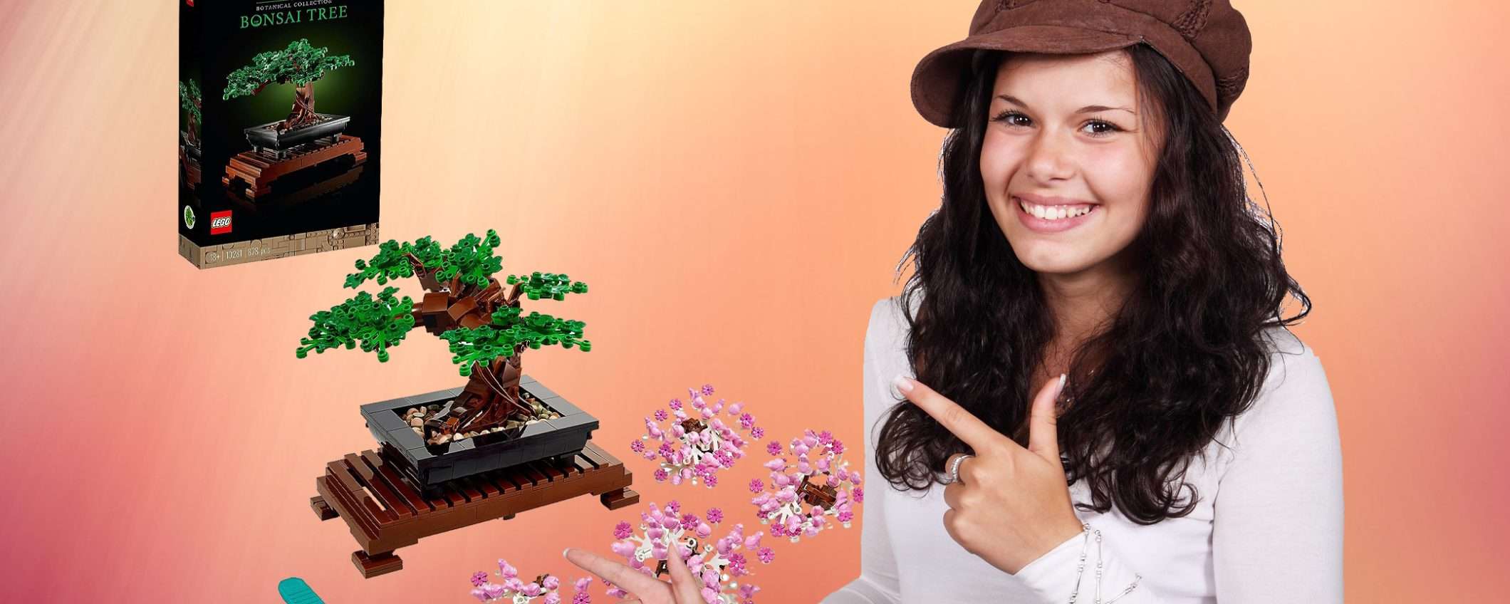 Set LEGO Albero Bonsai in offerta BOMBA: doppio sconto Amazon