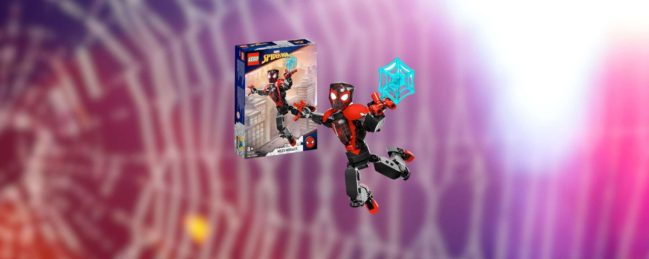 Set LEGO Miles Morales in DOPPIO SCONTO Amazon (-30% e -15%)