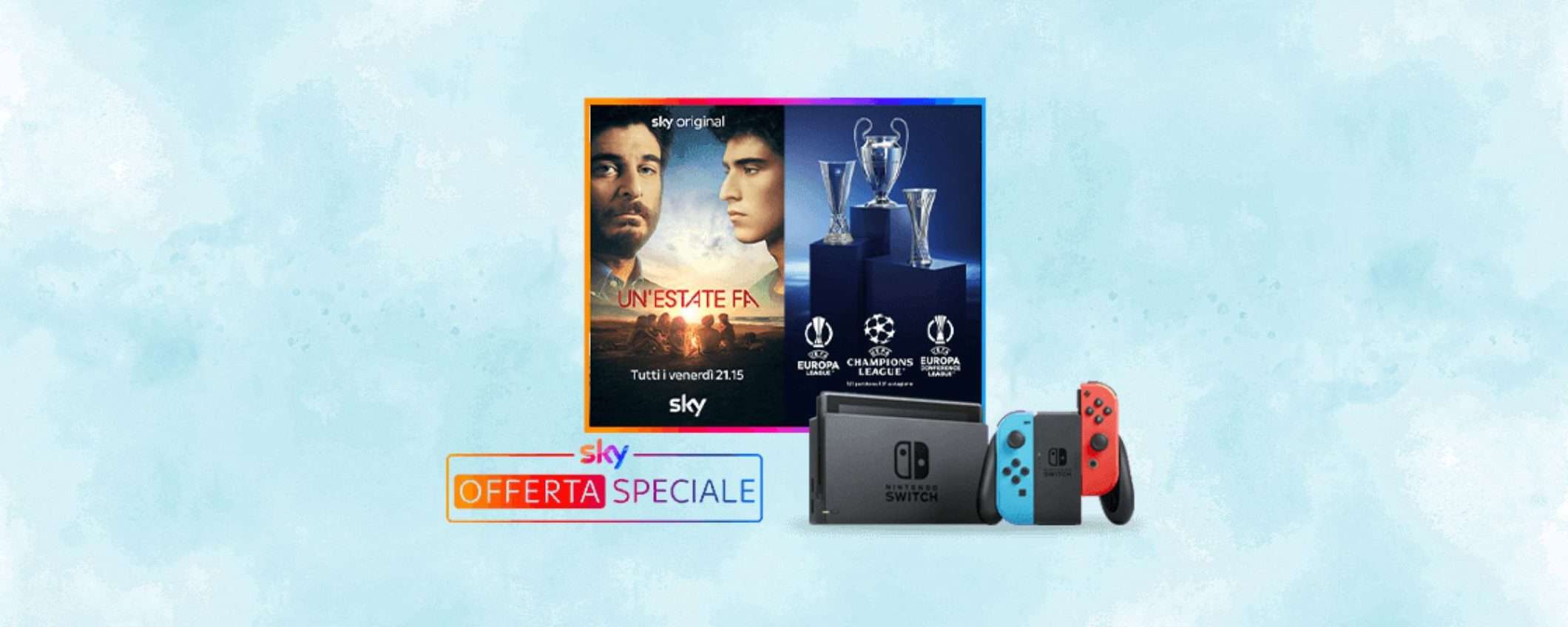 Sky TV e Sky Sport ti regalano una Nintendo Switch: SOLO PER OGGI