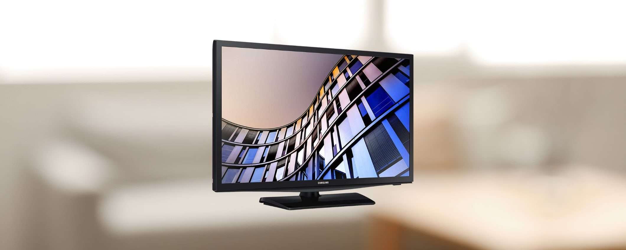 Smart TV Samsung per cucina o camera da letto: l'OCCASIONE AMAZON (-23%)