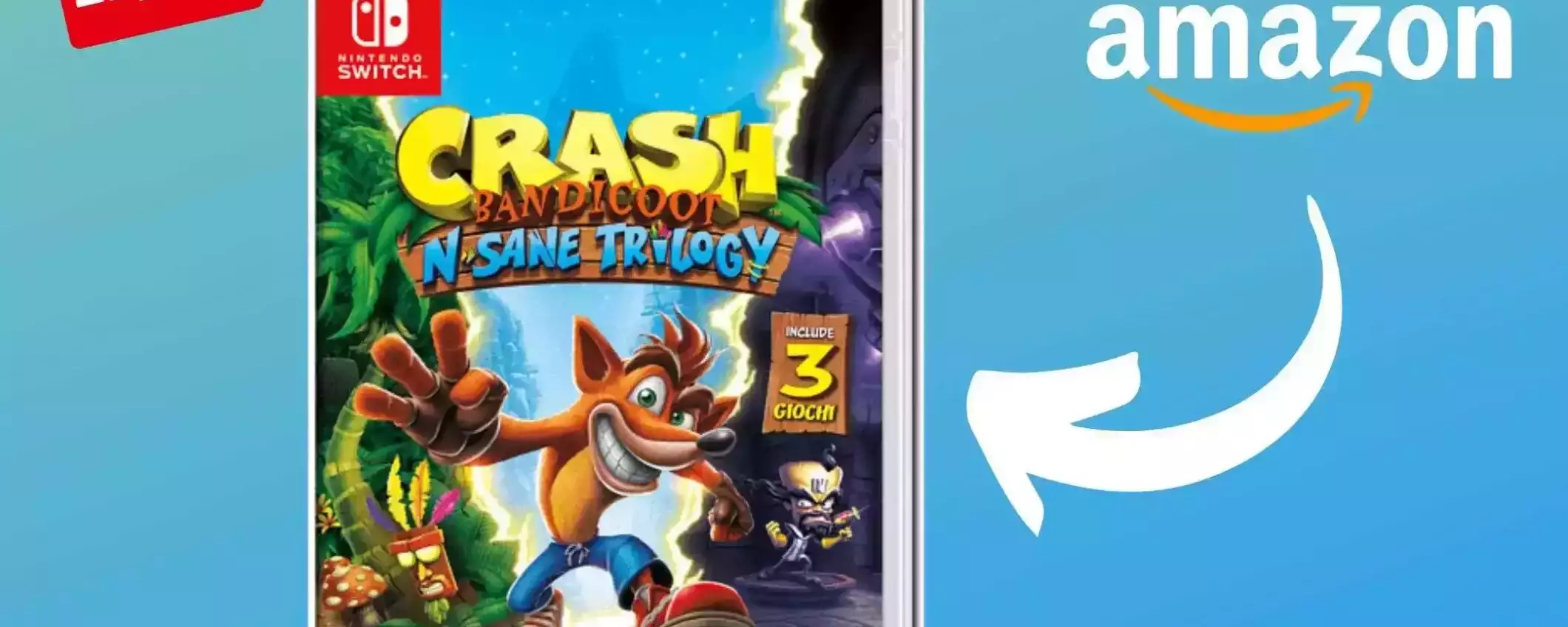 Crash Bandicoot N-Sane Trilogy: costa pochissimo ma è un bundle ECCEZIONALE