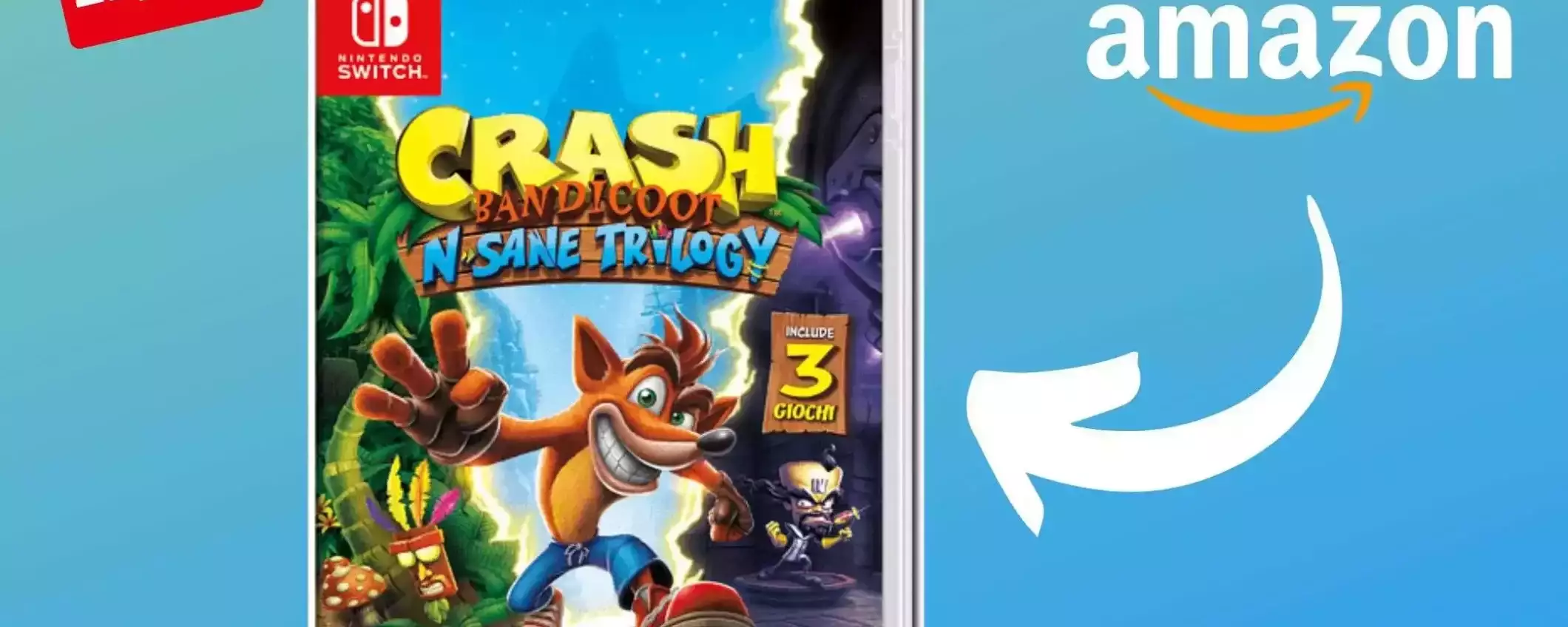 Crash Bandicoot N-Sane Trilogy per Nintendo Switch a meno di 30€