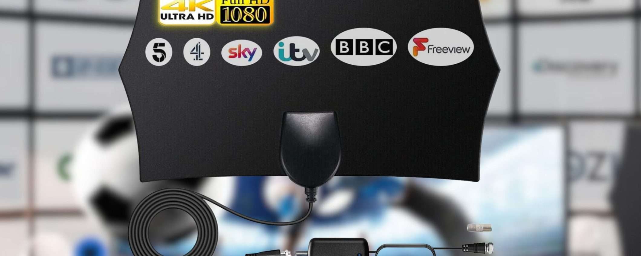 Segnale TV POTENTISSIMO con 8€ grazie all'antenna con amplificatore