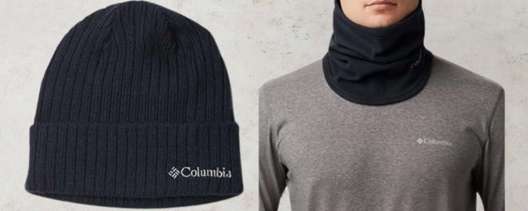 Columbia: kit cappello e scaldacollo a prezzo SHOCK: bastano 18€ (-44%)