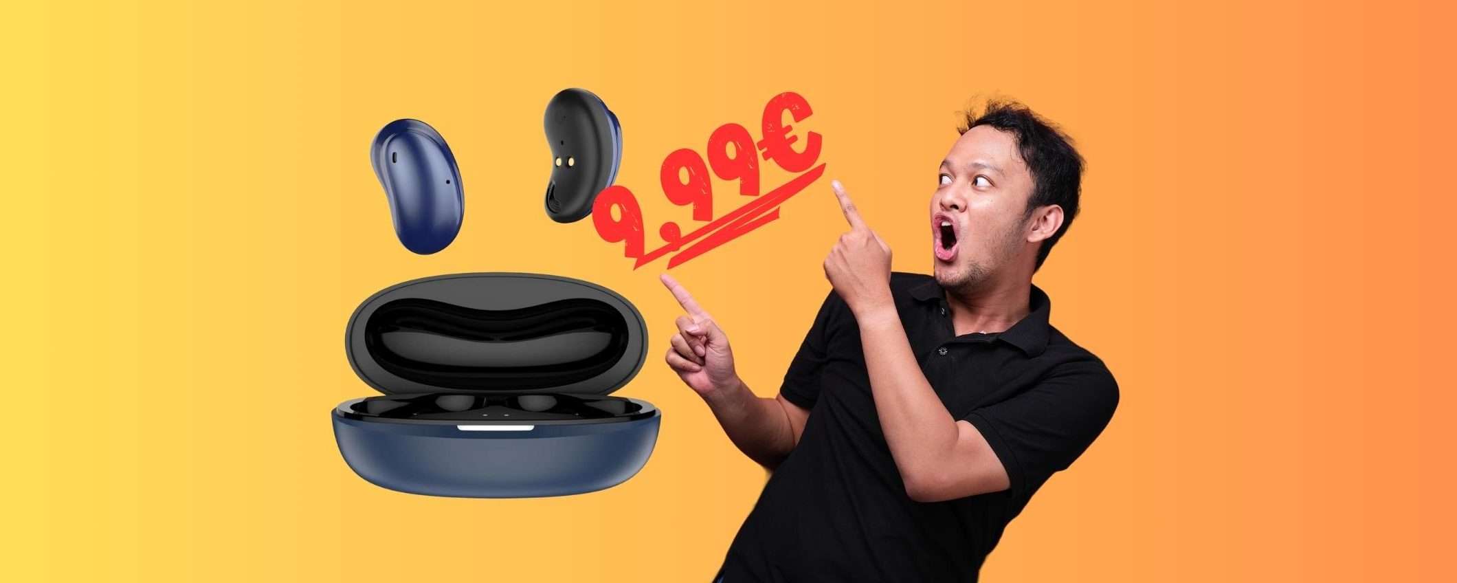 BOMBA Amazon: auricolari wireless a 9,99€ con il DOPPIO SCONTO