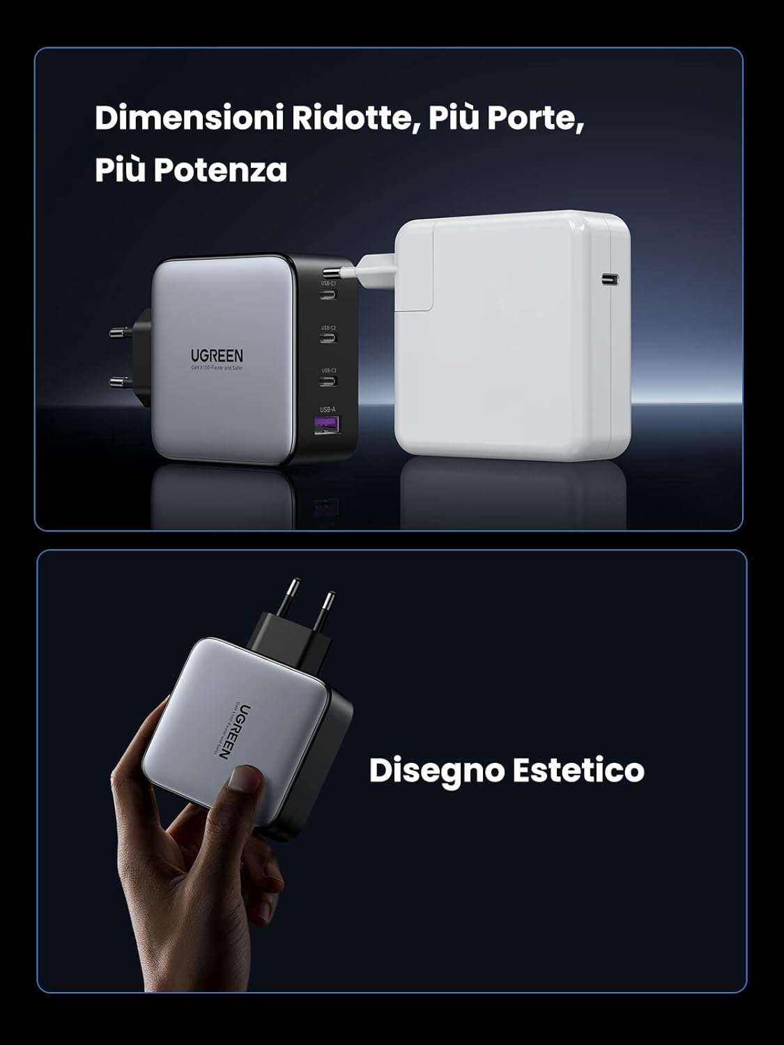 caricatore-usb-4-uscite-100w-scontatissimo-amazon-design