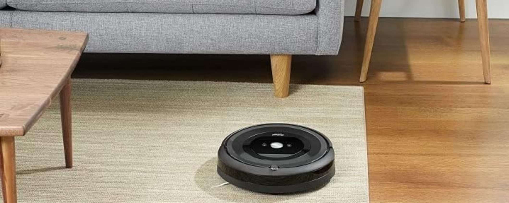 Casa PULITISSIMA con il robot aspirapolvere Roomba e6192, oggi a 249€