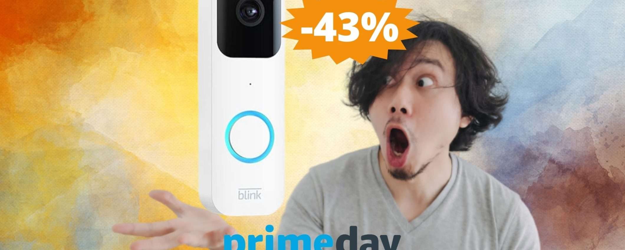 Amazon Blink Video Doorbell: sconto PRIME del 43%