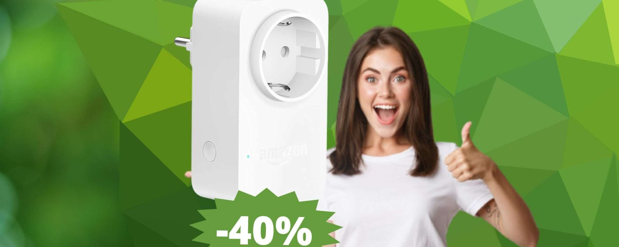 Amazon Smart Plug: MEGA sconto del 40% su Amazon