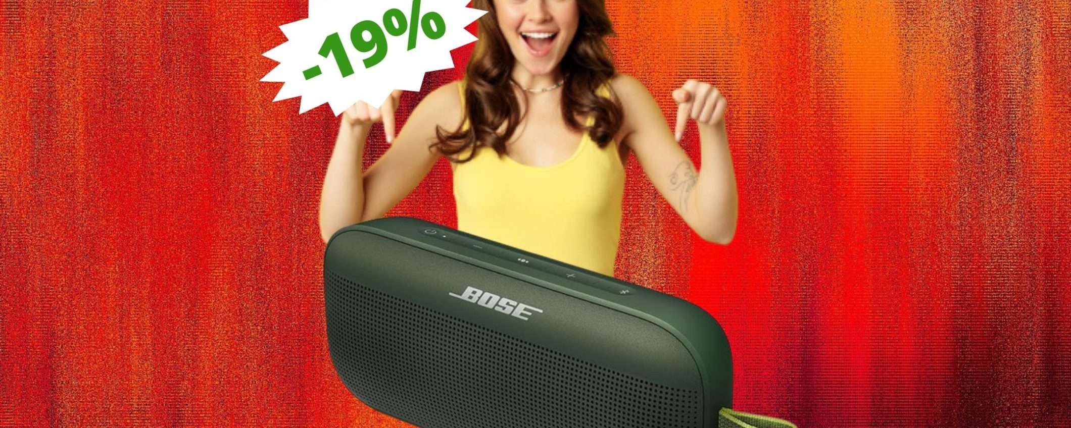 Bose SoundLink Flex: SUPER sconto del 19% su Amazon