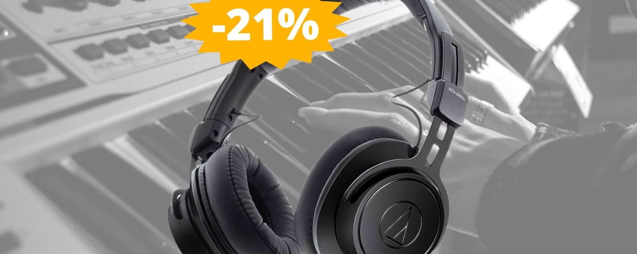 Cuffie professionali Audio-Technica: finalmente in SCONTO