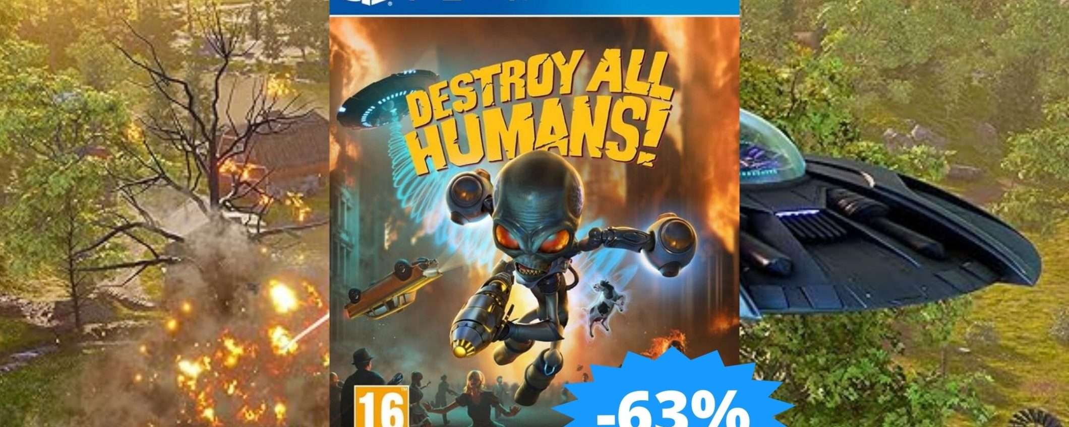 Destroy All Humans per PS4: un AFFARE imperdibile (-63%)