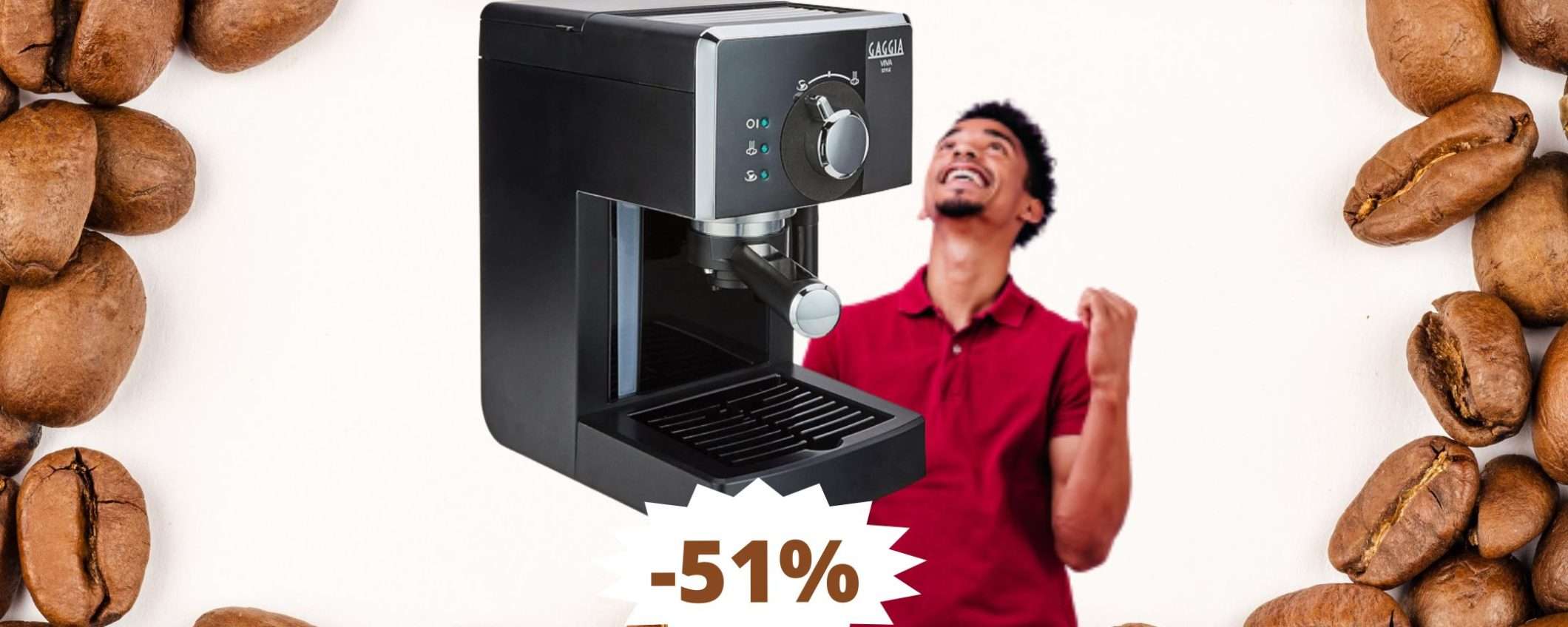 Gaggia Viva Style: prezzo STRACCIATO su Amazon (-51%)