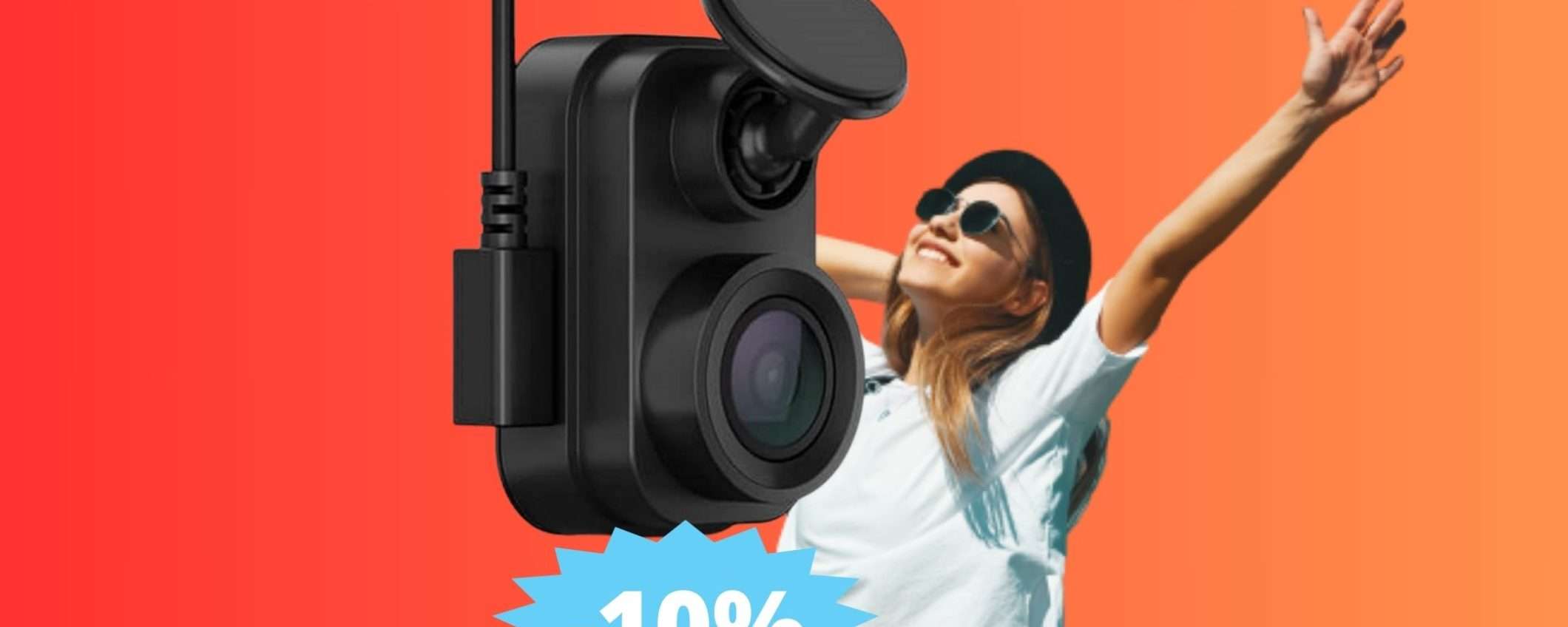 Garmin Dash Cam Mini 2: sconto VANTAGGIOSO su Amazon