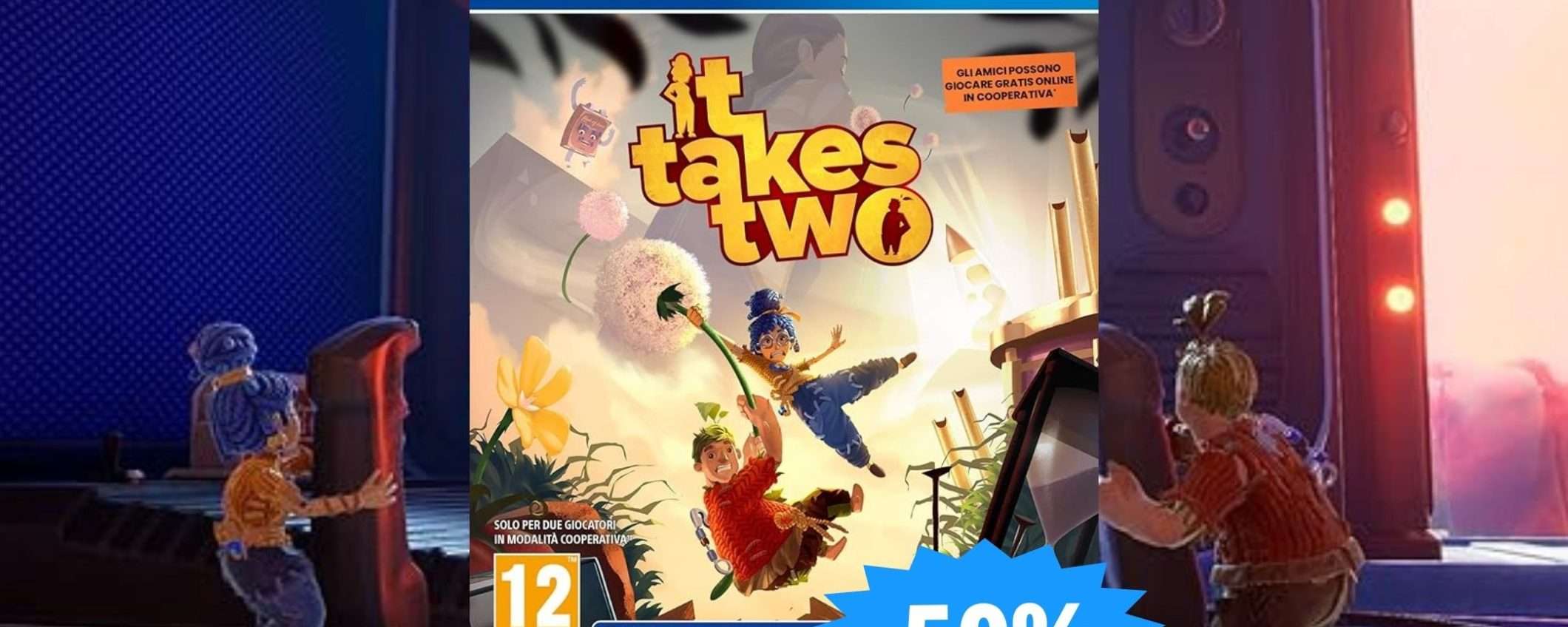 It Takes Two PS4: sconto IRRESISTIBILE su Amazon (-50%)