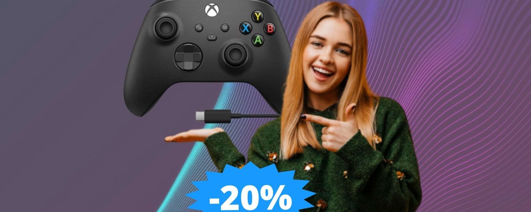 Controller wireless Microsoft per Xbox: SUPER sconto del 20% su Amazon