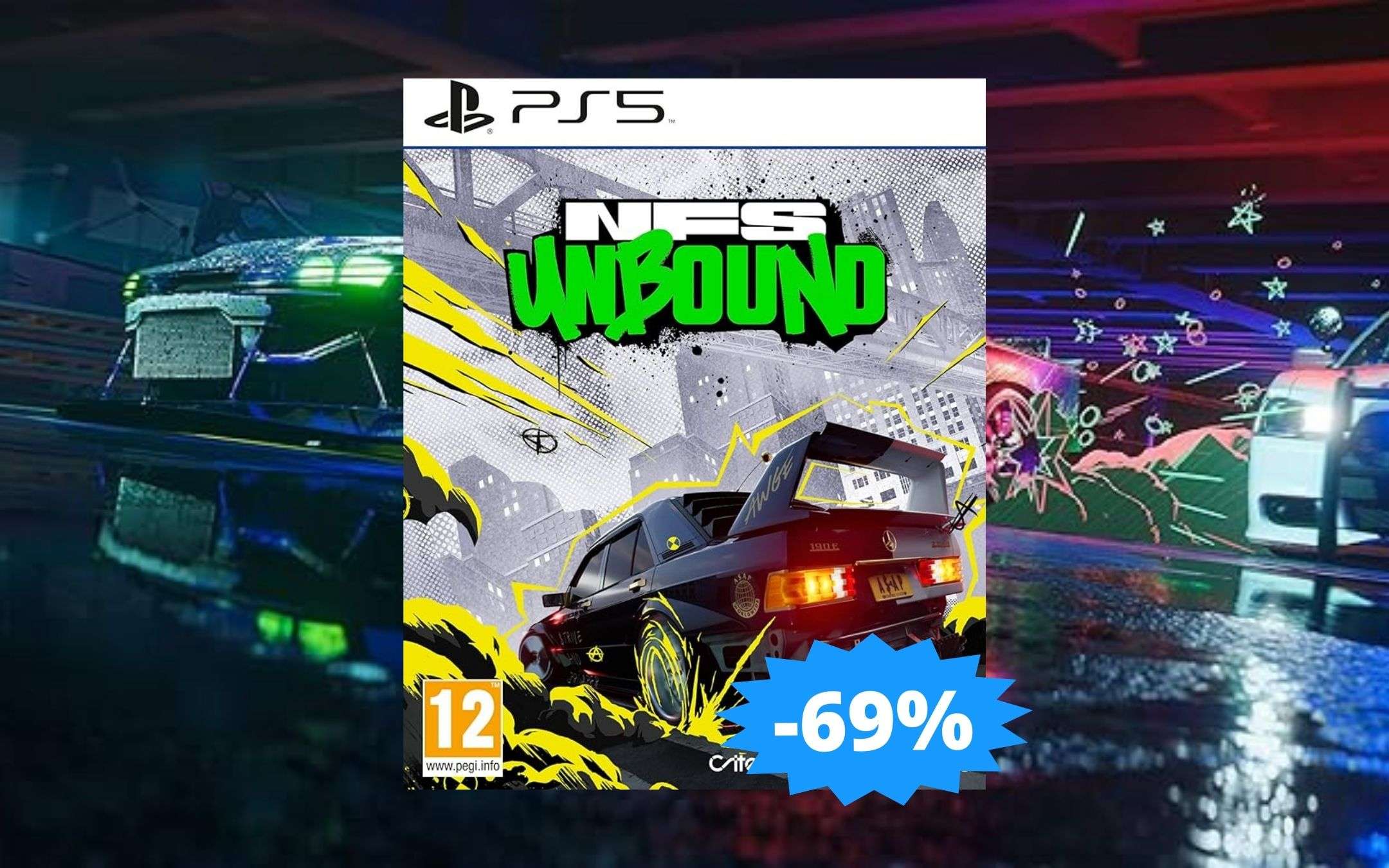 Need for Speed Unbound per PS5: SCONTO folle del 69%