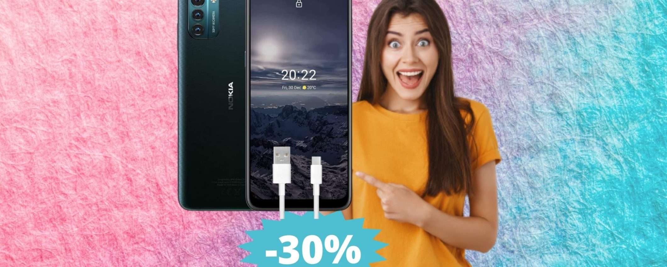 Nokia G21: affidabile ed ecosostenibile, oggi in MEGA sconto