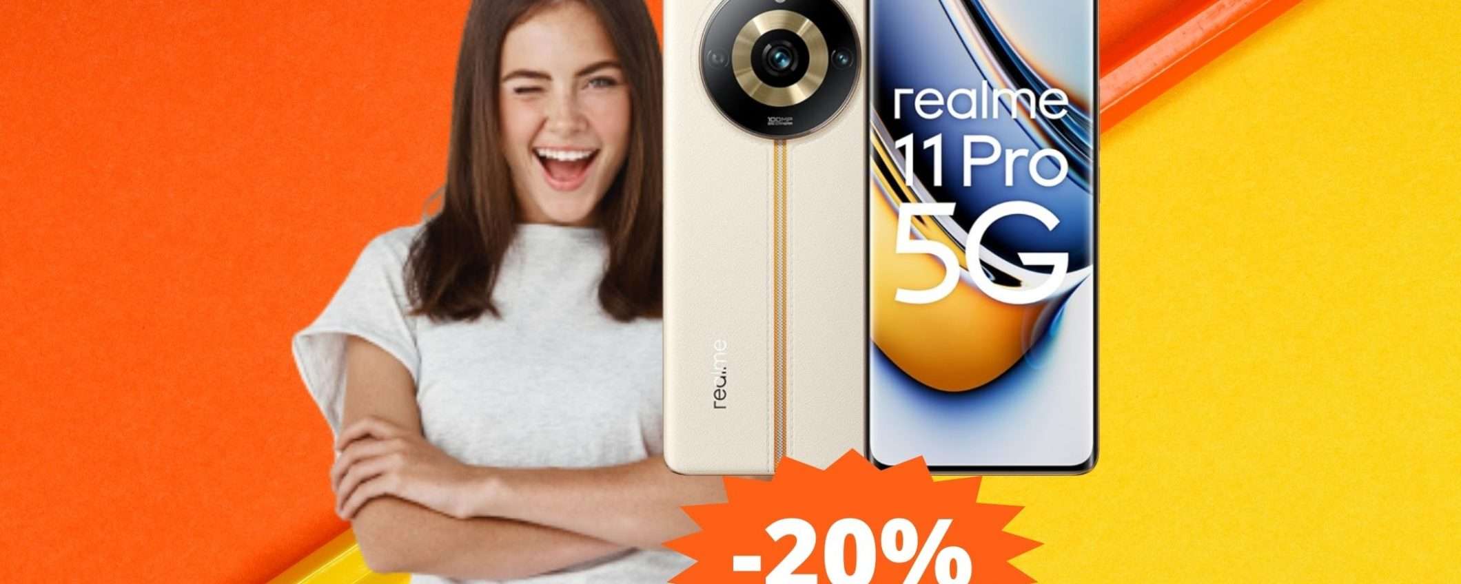 Realme 11 Pro: IRRESISTIBILE sconto su Amazon (-20%)