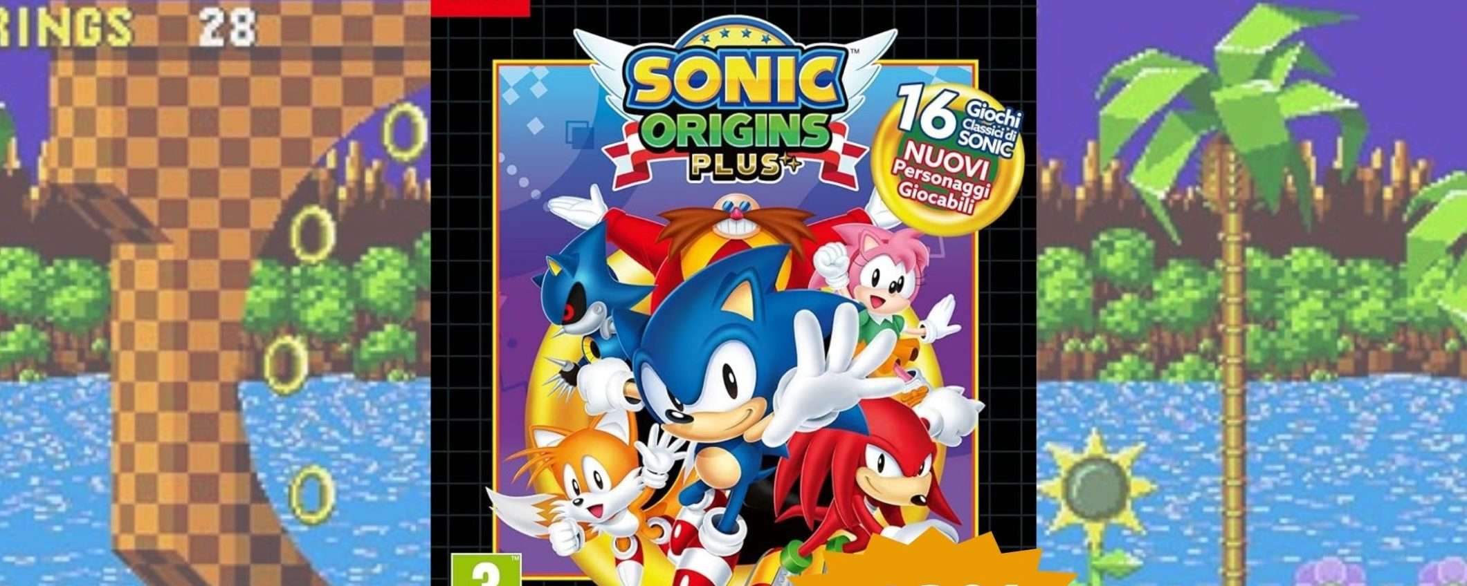 Sonic Origins Plus per Switch: MEGA sconto del 43% su Amazon