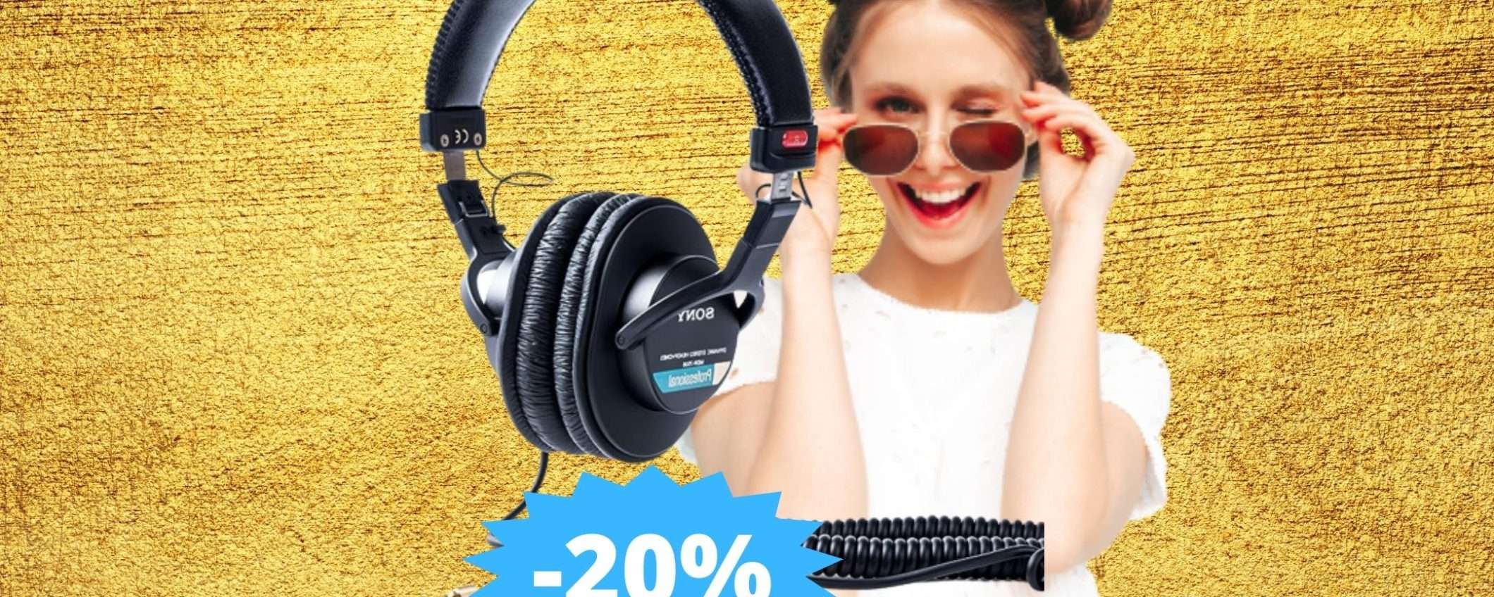 Cuffie professionali Sony MDR-7506: SUPER sconto del 20%